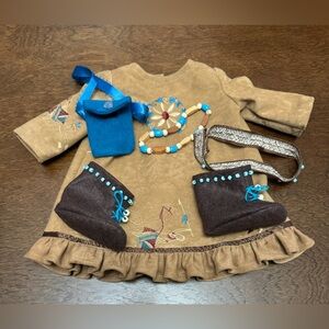 Native American doll outfit inspired by Kaya